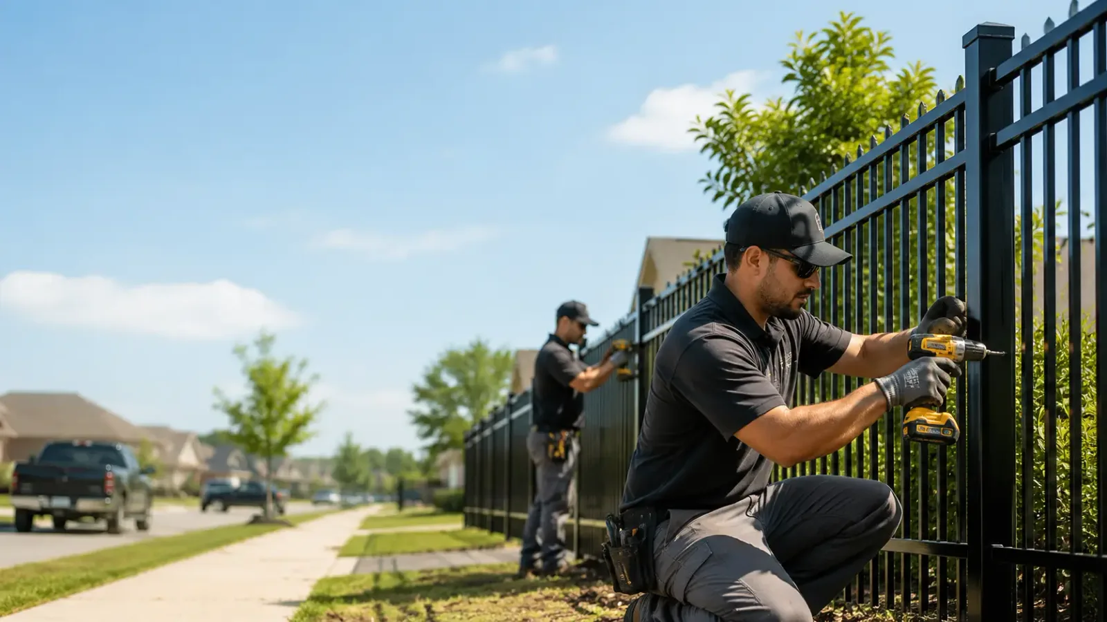 Metal Fence Installation in Salisbury, MA